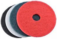 3M Floor Pads - Red, White, Blue, Black