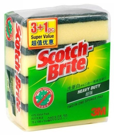Scotch-Brite 2 in 1 Scrub Sponge