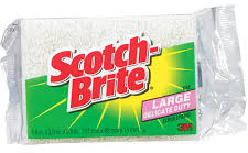 Scotch- Brite Light Duty Pad- White